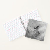 Dancing with birds Square ノートブック (内部)