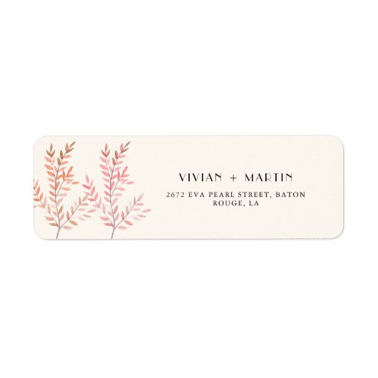 Dancing with the whisper of wind Return Address ラベル (正面)