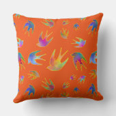 Dancing with the Wind against a Hot Summer Sunset クッション (裏面)