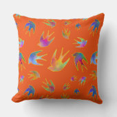 Dancing with the Wind against a Hot Summer Sunset クッション (正面)