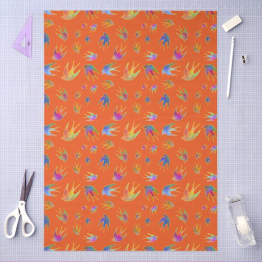 Dancing with the Wind against a Hot Summer Sunset 薄葉紙 (クラフト)