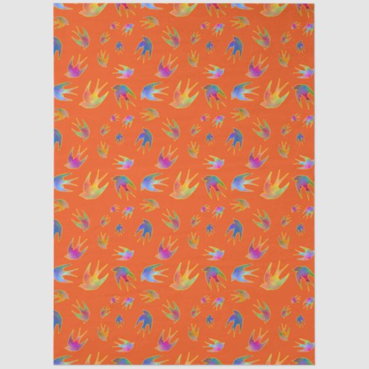 Dancing with the Wind against a Hot Summer Sunset 薄葉紙 (正面)