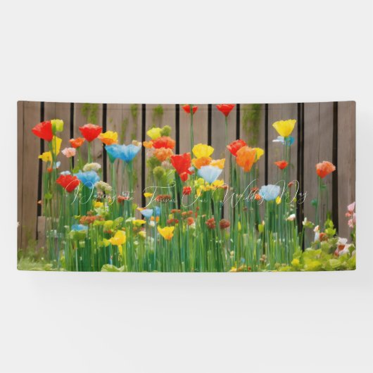 #DancingintoForever:OurWeddingDayBanner 横断幕 (横)