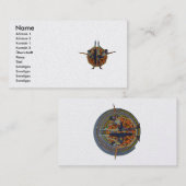 Dandayamana Dhanurasana  2010 as business card 名刺 (正面/裏面)