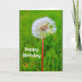 Dandeの誕生日私はライオンではないです カード (正面)