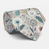 Dandelionお洒落とフローラフォークアートシームレス ネクタイ (ロール)