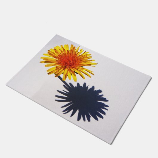 DandelionとShadow dmcnm ドアマット (アングル)