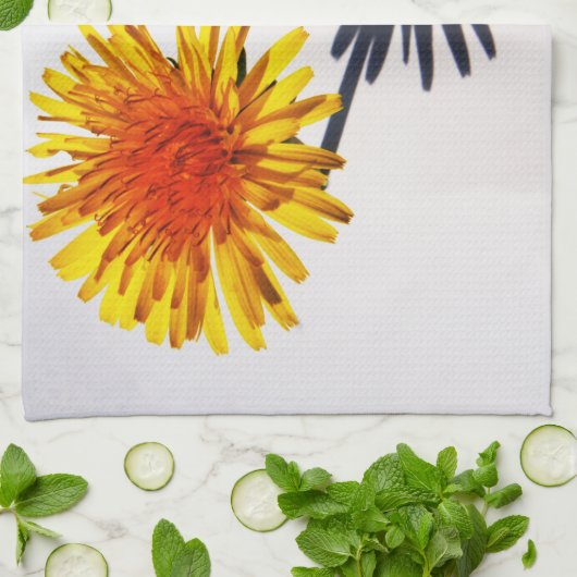 DandelionとShadow ktcna キッチンタオル (折り畳み)