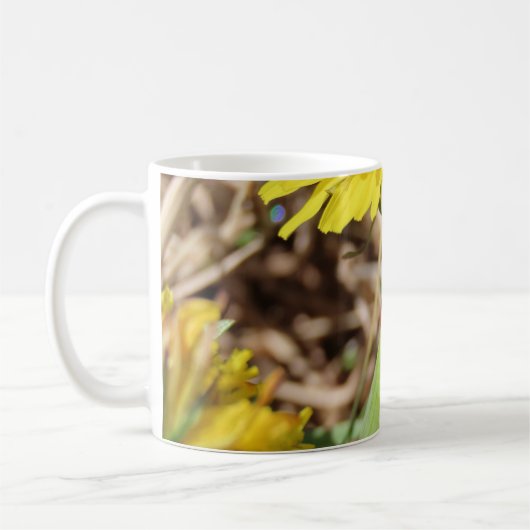 Dandelionの女性のバグ コーヒーマグカップ (左)