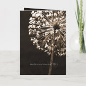 Dandelionは「あなたは私の花嫁のメイドになるの?」と願う。 招待状 (裏面)