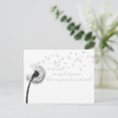Dandelionインスピレーションポストカード ポストカード (スタンド正面)