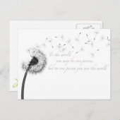 Dandelionインスピレーションポストカード ポストカード (正面/裏面)