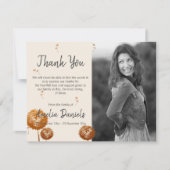 Dandelionクロック入力メモリサンキューカード 招待状 (正面)