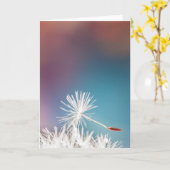 Dandelionグリーティングカード カード (黄色い花)