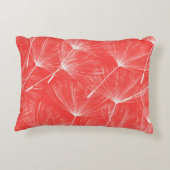 Dandelionシー飛んでいるズヴィンテージ背景。 アクセントクッション (裏面)