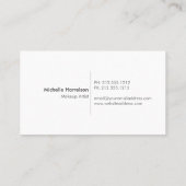 DANDELIONスターバストロゴBLUE on DARK GRAY 名刺 (裏面)