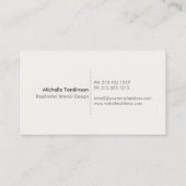 DANDELIONスターバストロゴON LIGHT GRAY 名刺 (裏面)