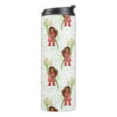 Dandelionパタお洒落ーンを持つ女の子 タンブラー (回転左)