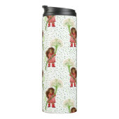 Dandelionパタお洒落ーンを持つ女の子 タンブラー (回転右)