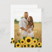 Dandelionパッチフォトサンキューカード サンキューカード (正面/裏面)