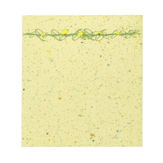 Dandelionメモ帳 ノートパッド (正面)