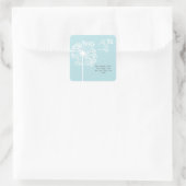 Dandelion住所ステッカー スクエアシール (バッグ)