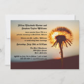 Dandelion写真 – 結婚の発表 招待状 (正面)