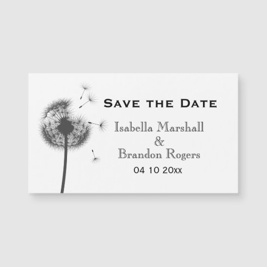 Dandelion手頃日付磁石を保存 (正面)