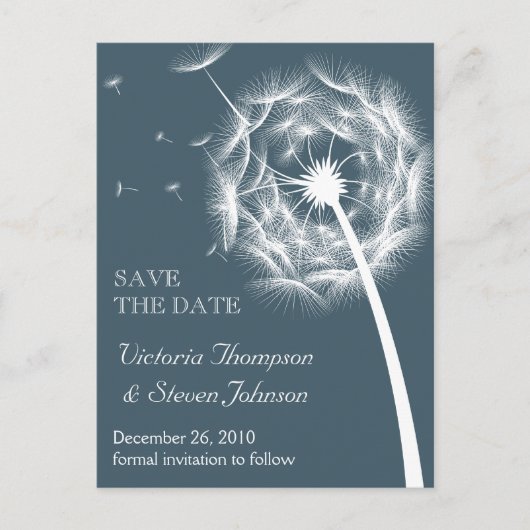 Dandelion日付ポストカードの保存 案内ポストカード (正面)