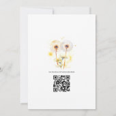 Dandelion結婚のQRコード 招待状 (裏面)