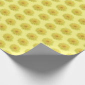 Dandelion誇りを持った花 – 透明。 ラッピングペーパー (角)