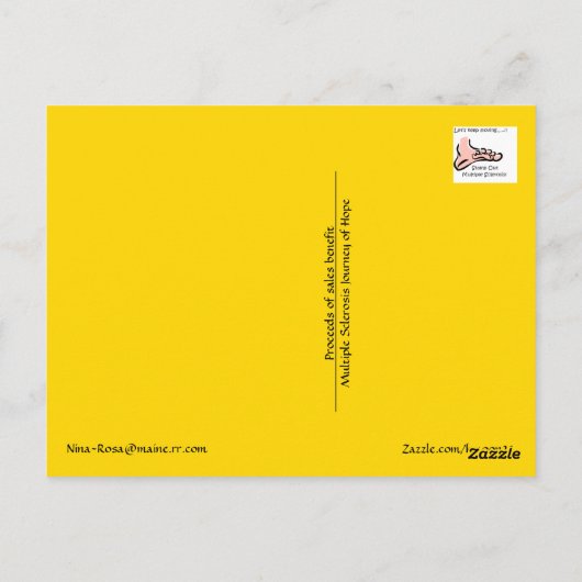 Dandelion顔- MS JOH 2011用はがき ポストカード (裏面)