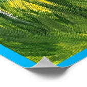 Dandelion -オリジナル絵画と詩 ポスター (角)