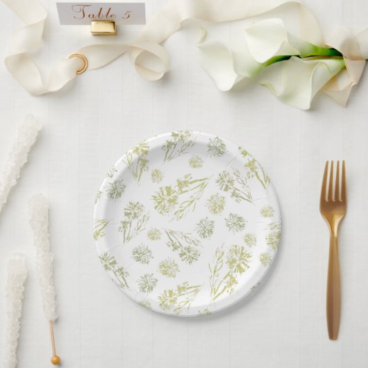 Dandelion ペーパープレート (ウェディング)