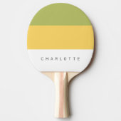 Dandelion モダン3トーン(名前あり) 卓球ラケット (正面)