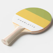 Dandelion モダン3トーン(名前あり) 卓球ラケット (正面アングル)