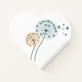 Dandelion Art Spiral Notebook ノートブック (裏面)