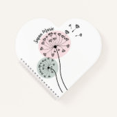 Dandelion Art Spiral Notebook ノートブック (正面)