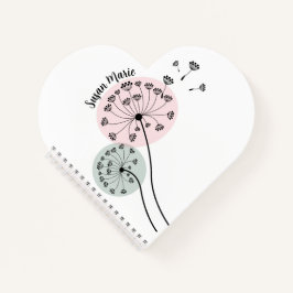 Dandelion Art Spiral Notebook ノートブック