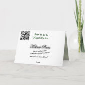 Dandelion Belated誕生日 – または任意の大事な行事 カード (裏面)