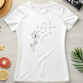 Dandelion Breeze; Whimsical  Summer Floral Tシャツ