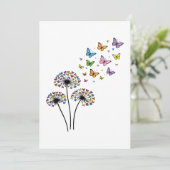 Dandelion butterfly flow 招待状 (スタンド正面)