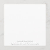 Dandelion by Elizabeth Blackwell (裏面)