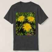 Dandelion Flower Trio 1 Tシャツ (デザイン正面)
