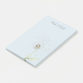 Dandelion Flower Wish ポストイット (アングル)