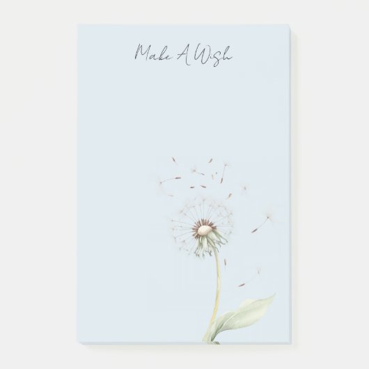 Dandelion Flower Wish ポストイット (正面)