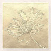 Dandelion glass coaster ガラスコースター (正面)