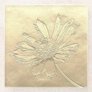 Dandelion glass coaster ガラスコースター
