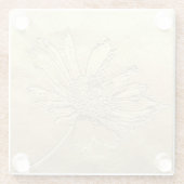 Dandelion glass coaster ガラスコースター (裏面)
