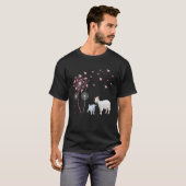 Dandelion Goat Cute Goat Farmer Floral Dandelion S Tシャツ (正面フル)